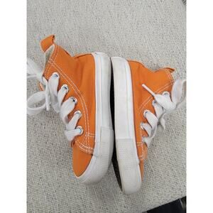 OPOEE Infant High Top Orange Lace up Shoes Sz 5.5 EUR 21 0146